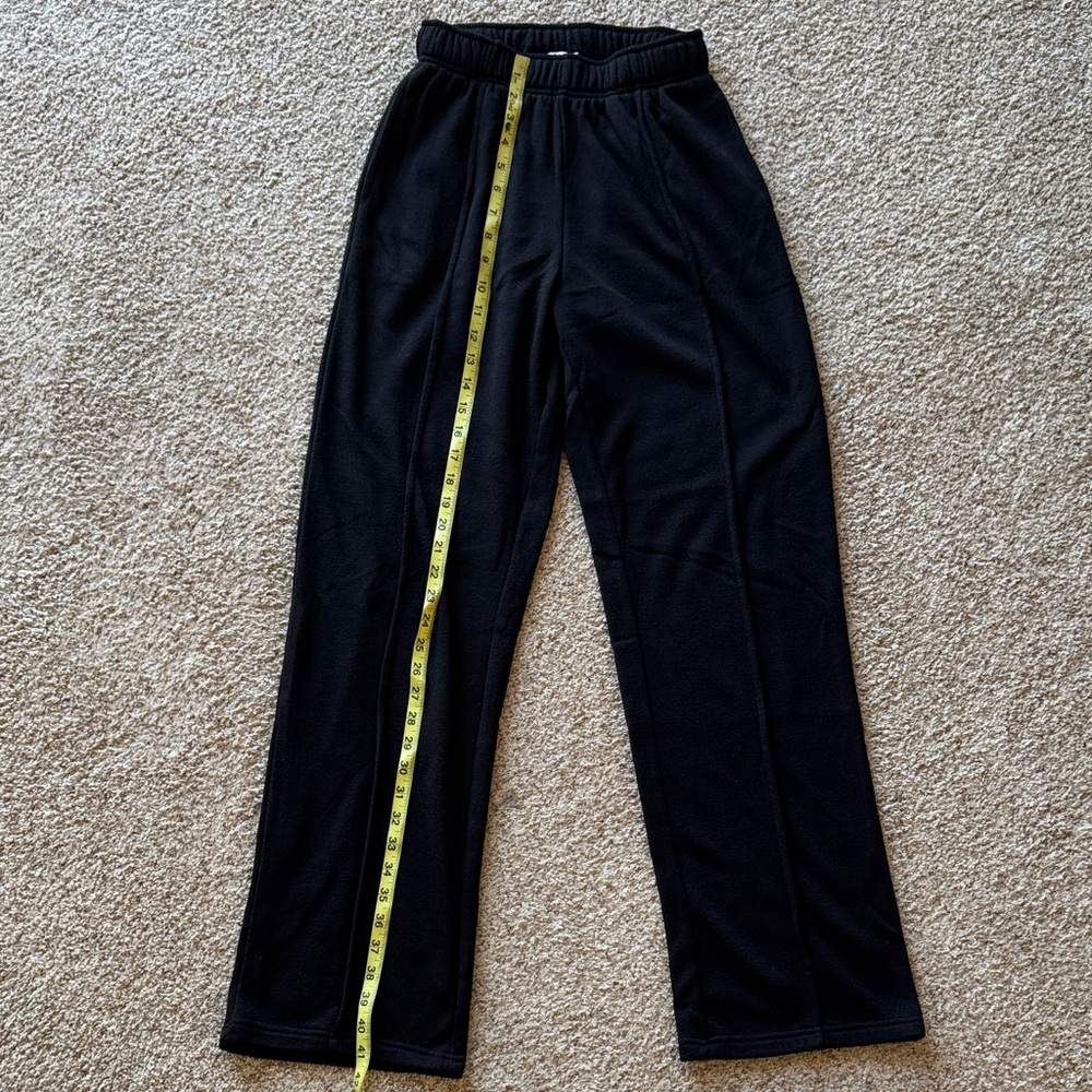 Wide leg comfy black bottoms